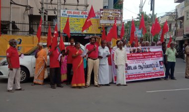 ஸ்ரீமதி மரணத்திற்கு கொலையாளிகளை கைதுசெய்ய கோரி ஆர்ப்பாட்டம்