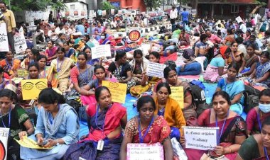 ஆசிரியர்கள் போராட்டம்…