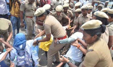 செவிலியர்களின் போராட்டத்தை ஒடுக்கும் திமுக அரசு