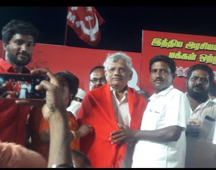 கரூர் - கடவூர் வட்டாரம்: ஊராளி கவுண்டர் ஆதிக்க சாதி வெறியர்களுடன் கைகோர்த்து நிற்கும் சி.பி.எம் ராமமூர்த்தி...