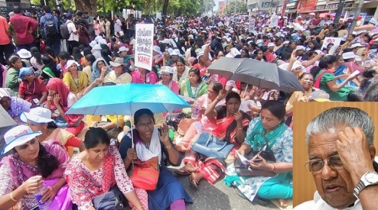 இடது முன்னணி அரசின் இதயத்தை உலுக்கும் ஆஷா பணியாளர்கள்!