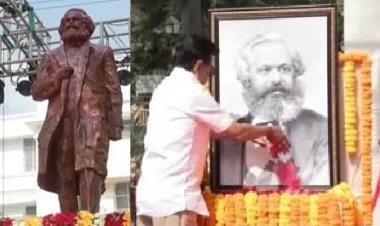 தொழிலாளர் விரோத அலங்கோல ஆட்சியின் களங்கத்தை துடைக்க முடியுமா - காரல் மார்க்ஸ் சிலையால்?