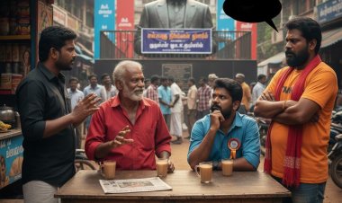 நாடகம்: டீக்கடை பெஞ்சும் மார்க்சின் சிலையும்