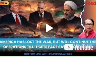 அமெரிக்கா ஏற்கனவே போரில் தோற்றுவிக்கப்பட்டது! - பிரவீன் சாஹ்னி!