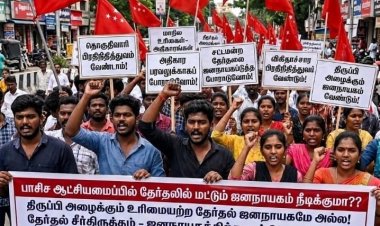 பாசிச ஆட்சியமைப்பில் தேர்தலில் மட்டும் ஜனநாயகம் நீடிக்குமா??  திருப்பி அழைக்கும் உரிமையற்ற   தேர்தல் ஜனநாயகமே அல்ல!  தேர்தல் சீர்திருத்தம் -  ஜனநாயகத்திற்காகப் போராடுவோம்!